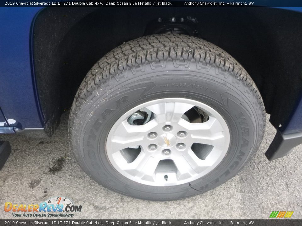 2019 Chevrolet Silverado LD LT Z71 Double Cab 4x4 Deep Ocean Blue Metallic / Jet Black Photo #2