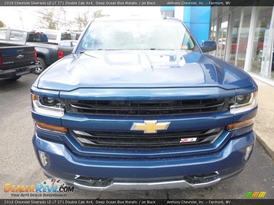 2019 Chevrolet Silverado LD LT Z71 Double Cab 4x4 Deep Ocean Blue Metallic / Jet Black Photo #7