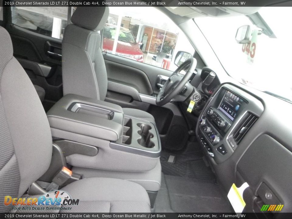 2019 Chevrolet Silverado LD LT Z71 Double Cab 4x4 Deep Ocean Blue Metallic / Jet Black Photo #8