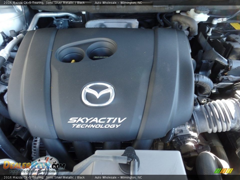2016 Mazda CX-5 Touring Sonic Silver Metallic / Black Photo #6