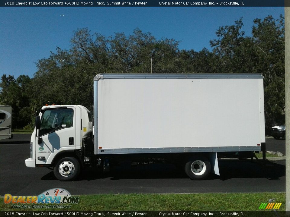 2018 Chevrolet Low Cab Forward 4500HD Moving Truck Summit White / Pewter Photo #2