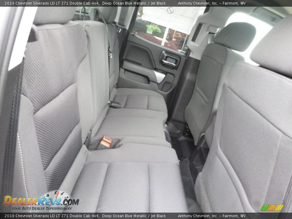2019 Chevrolet Silverado LD LT Z71 Double Cab 4x4 Deep Ocean Blue Metallic / Jet Black Photo #10