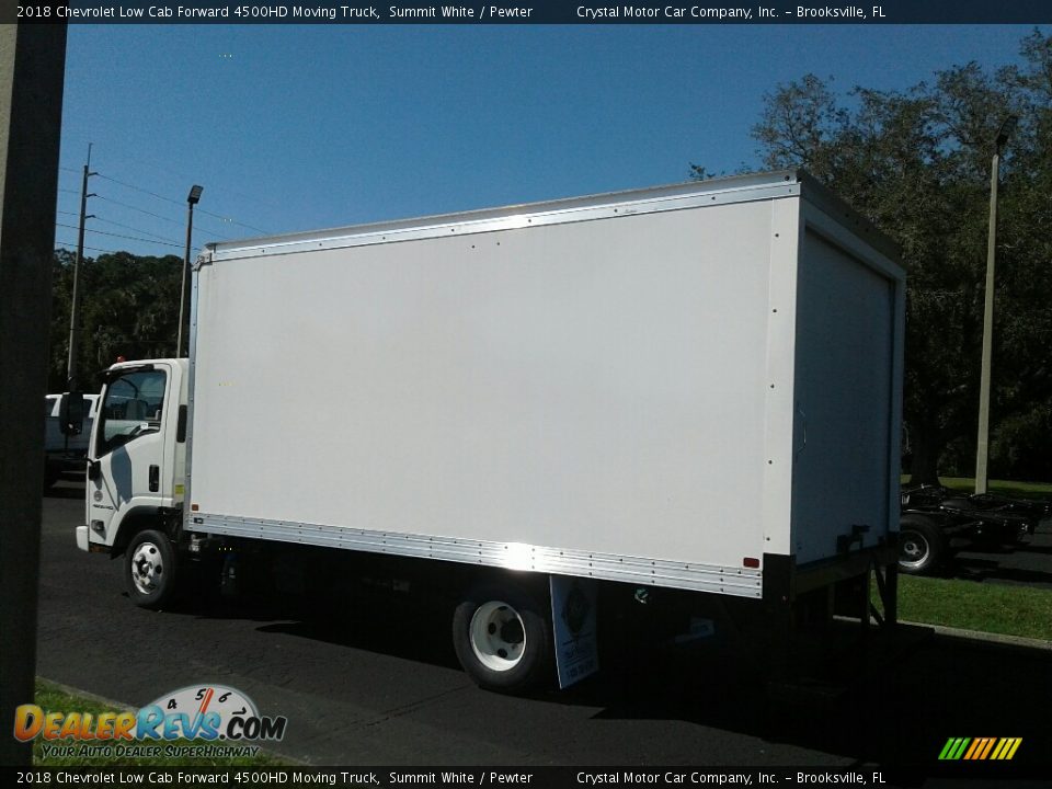 2018 Chevrolet Low Cab Forward 4500HD Moving Truck Summit White / Pewter Photo #3