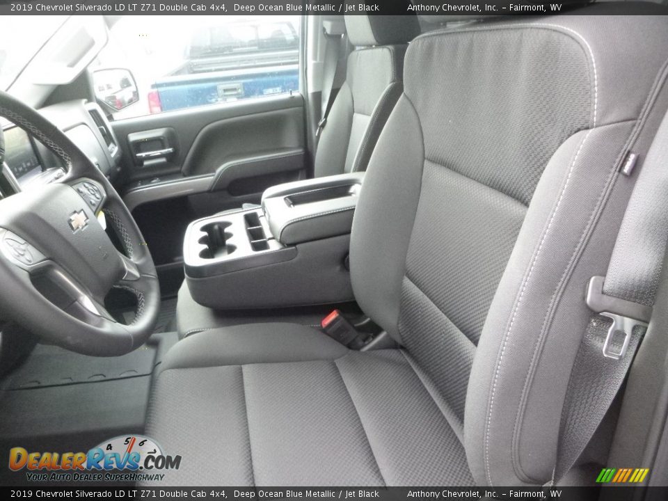 2019 Chevrolet Silverado LD LT Z71 Double Cab 4x4 Deep Ocean Blue Metallic / Jet Black Photo #12