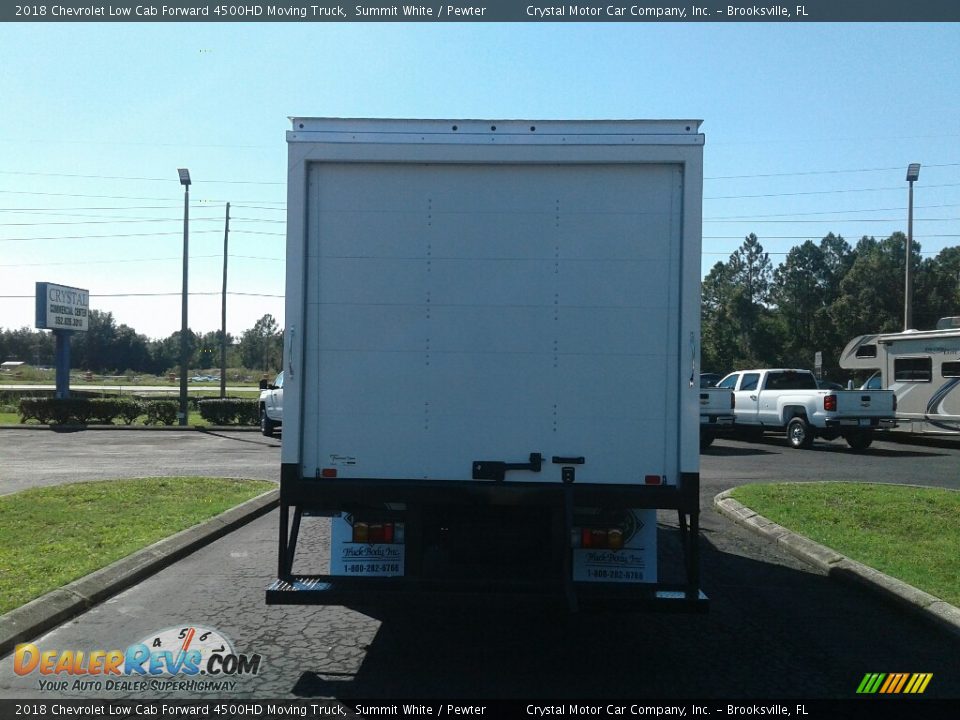 2018 Chevrolet Low Cab Forward 4500HD Moving Truck Summit White / Pewter Photo #4