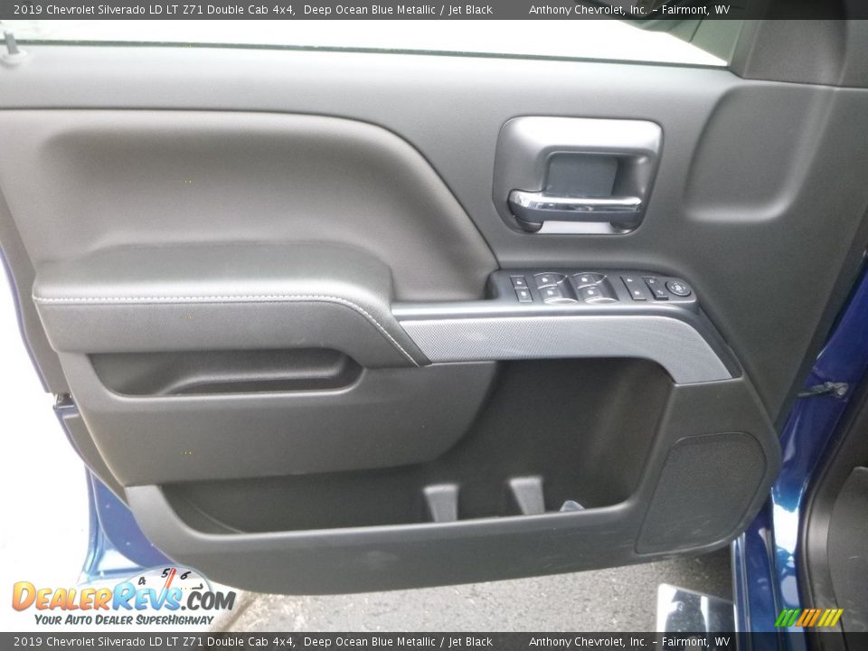 2019 Chevrolet Silverado LD LT Z71 Double Cab 4x4 Deep Ocean Blue Metallic / Jet Black Photo #13