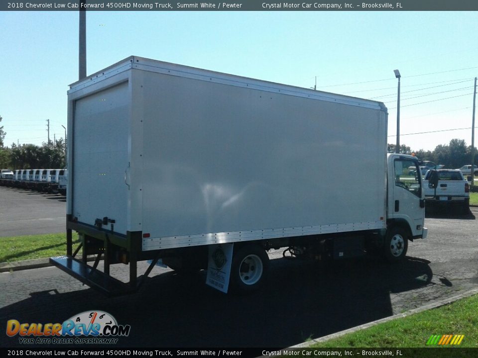 2018 Chevrolet Low Cab Forward 4500HD Moving Truck Summit White / Pewter Photo #5