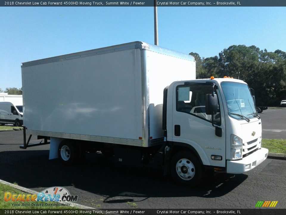 2018 Chevrolet Low Cab Forward 4500HD Moving Truck Summit White / Pewter Photo #7