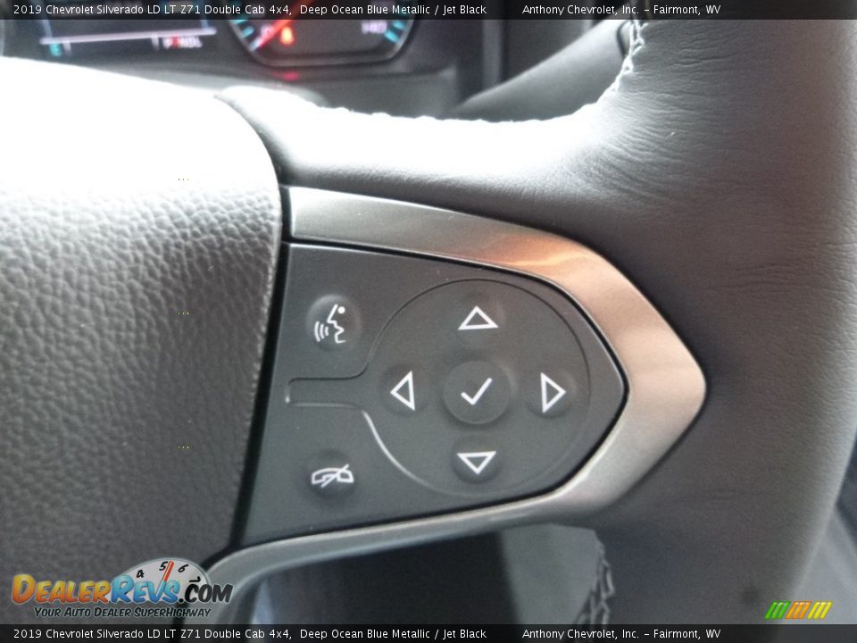 2019 Chevrolet Silverado LD LT Z71 Double Cab 4x4 Deep Ocean Blue Metallic / Jet Black Photo #18