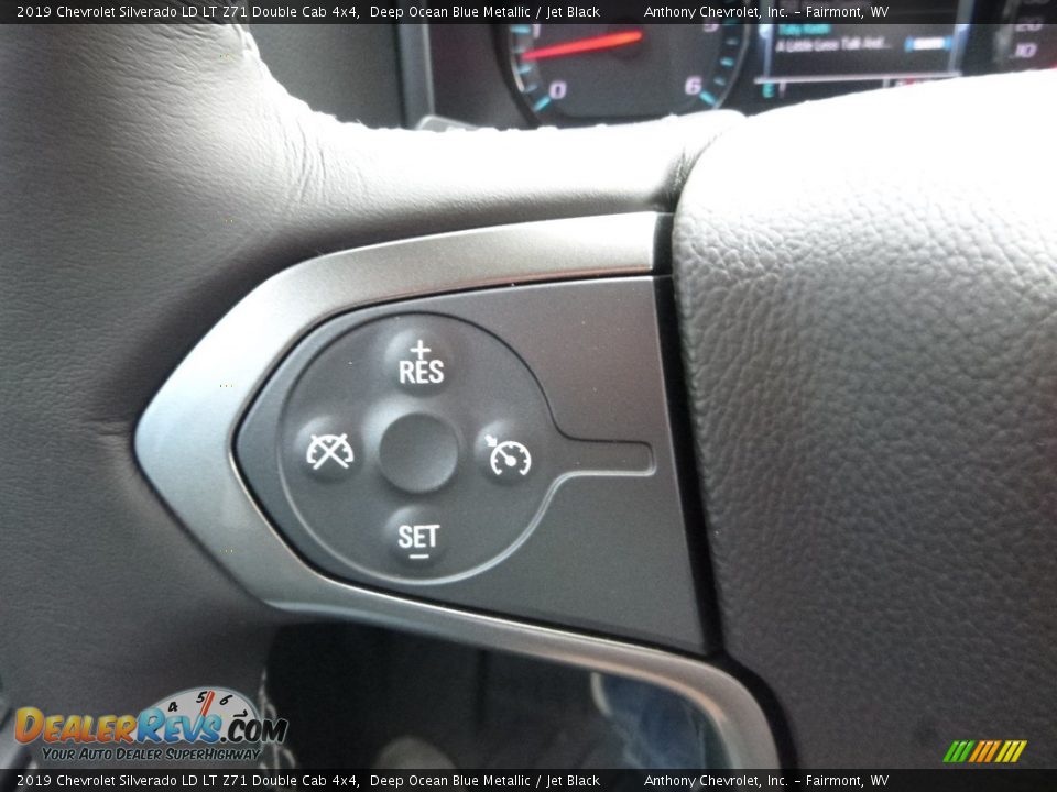 2019 Chevrolet Silverado LD LT Z71 Double Cab 4x4 Deep Ocean Blue Metallic / Jet Black Photo #19