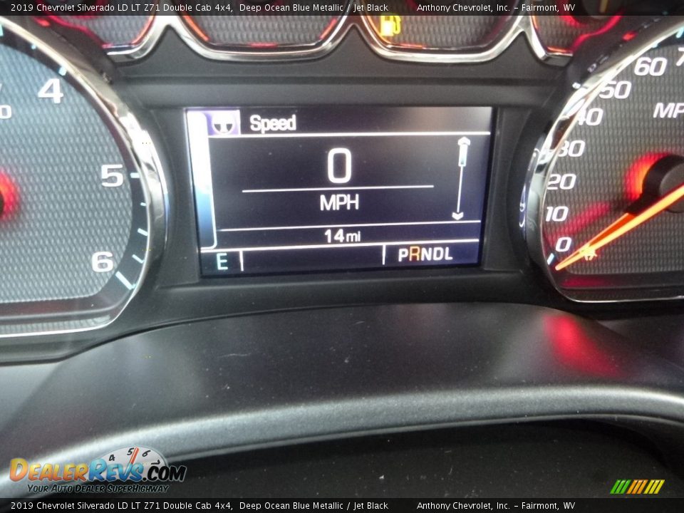 2019 Chevrolet Silverado LD LT Z71 Double Cab 4x4 Deep Ocean Blue Metallic / Jet Black Photo #20