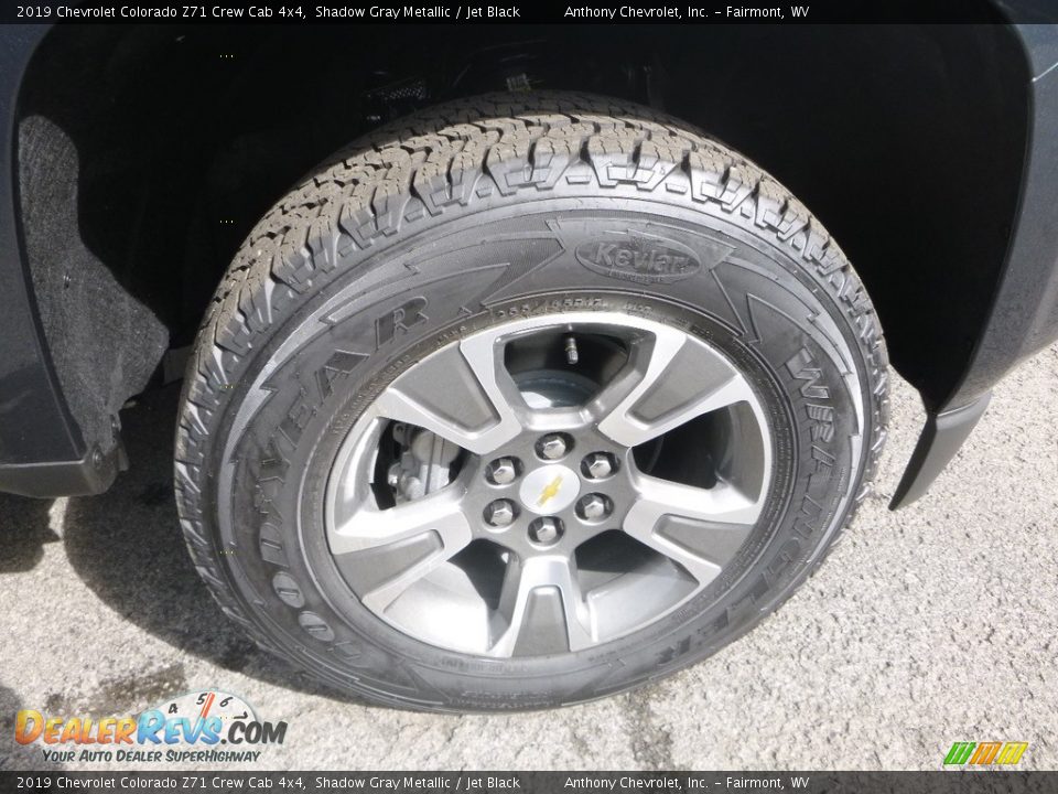 2019 Chevrolet Colorado Z71 Crew Cab 4x4 Shadow Gray Metallic / Jet Black Photo #2