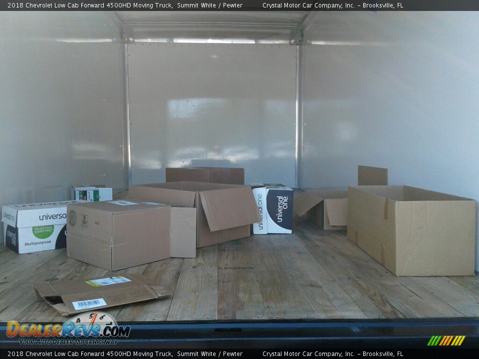 2018 Chevrolet Low Cab Forward 4500HD Moving Truck Summit White / Pewter Photo #20