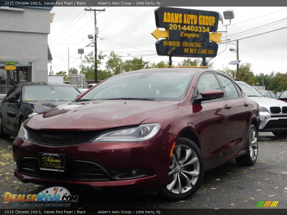 2015 Chrysler 200 S Velvet Red Pearl / Black Photo #1