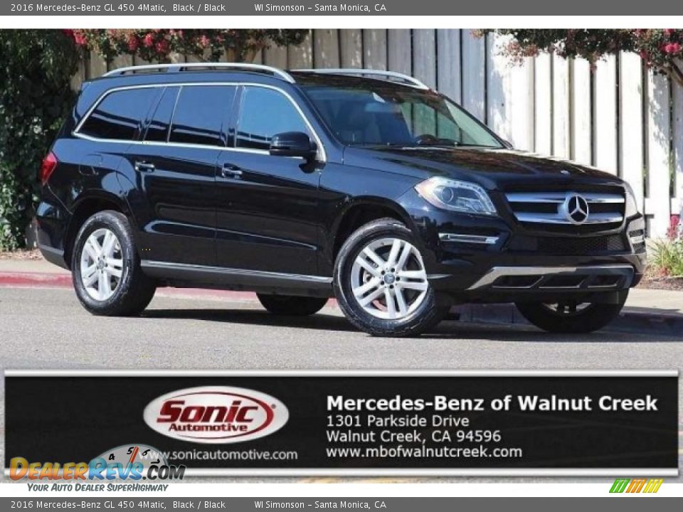 2016 Mercedes-Benz GL 450 4Matic Black / Black Photo #1