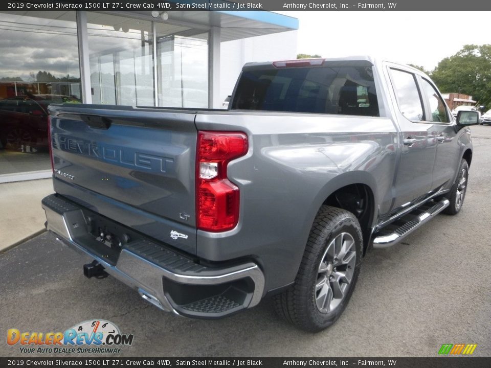 2019 Chevrolet Silverado 1500 LT Z71 Crew Cab 4WD Satin Steel Metallic / Jet Black Photo #3