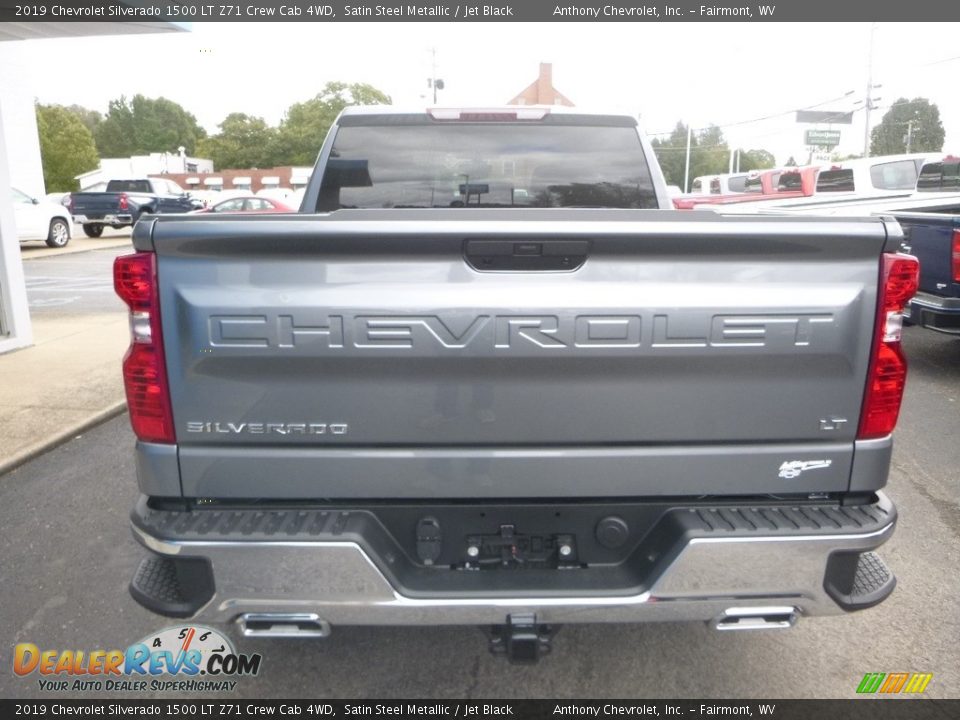 2019 Chevrolet Silverado 1500 LT Z71 Crew Cab 4WD Satin Steel Metallic / Jet Black Photo #4