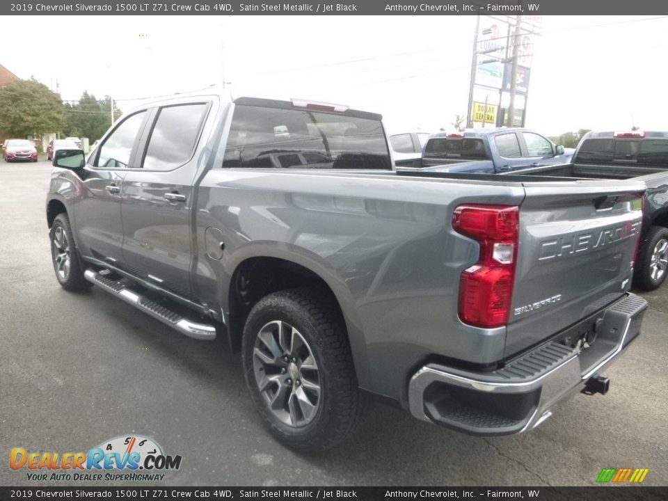 2019 Chevrolet Silverado 1500 LT Z71 Crew Cab 4WD Satin Steel Metallic / Jet Black Photo #5