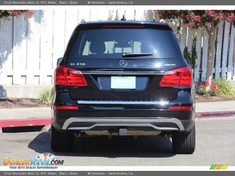 2016 Mercedes-Benz GL 450 4Matic Black / Black Photo #7
