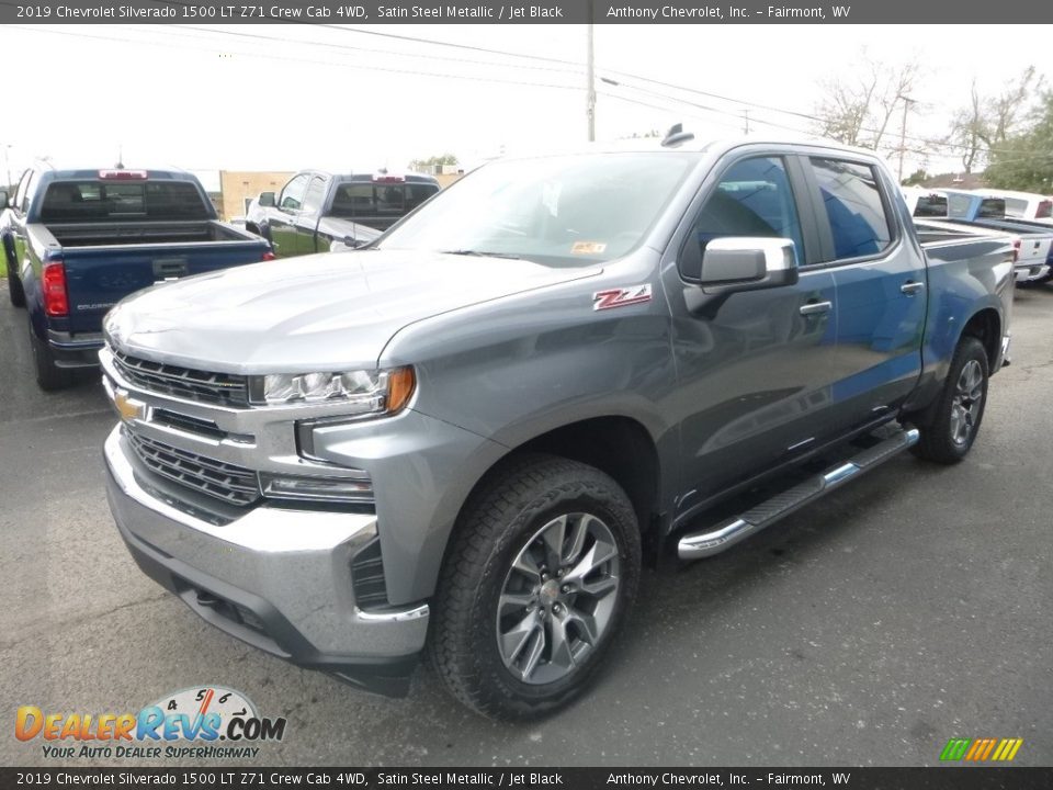 2019 Chevrolet Silverado 1500 LT Z71 Crew Cab 4WD Satin Steel Metallic / Jet Black Photo #6