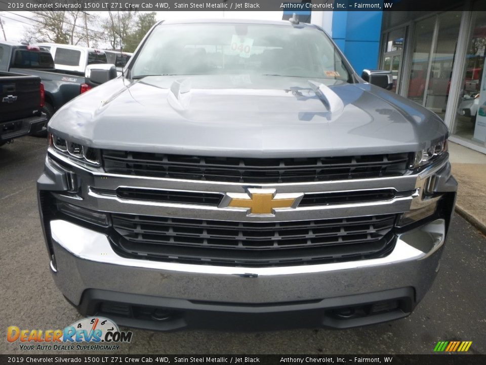 2019 Chevrolet Silverado 1500 LT Z71 Crew Cab 4WD Satin Steel Metallic / Jet Black Photo #7