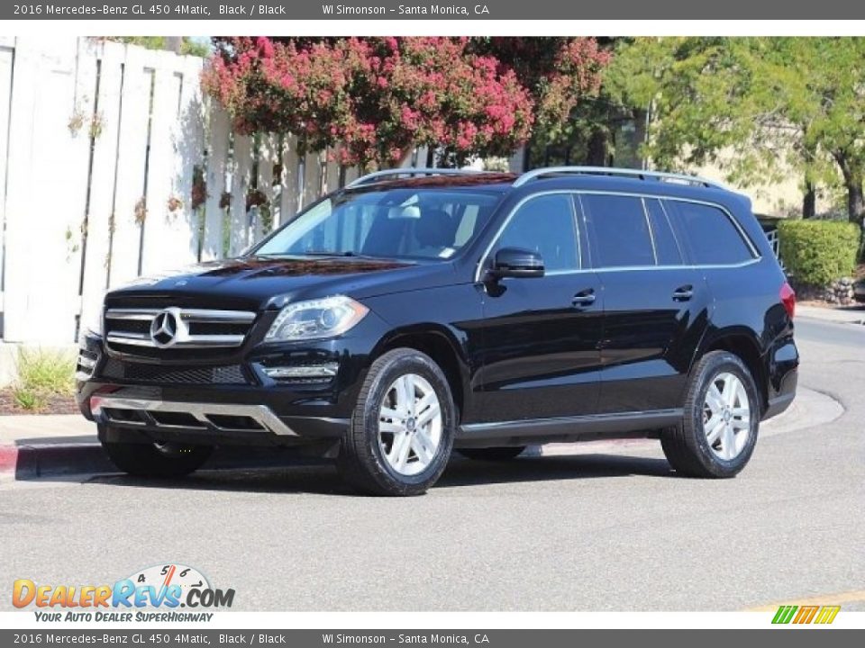 2016 Mercedes-Benz GL 450 4Matic Black / Black Photo #10