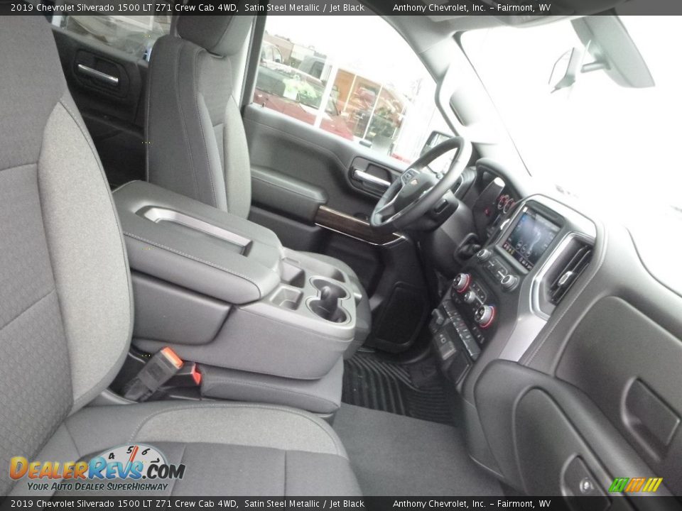 2019 Chevrolet Silverado 1500 LT Z71 Crew Cab 4WD Satin Steel Metallic / Jet Black Photo #8