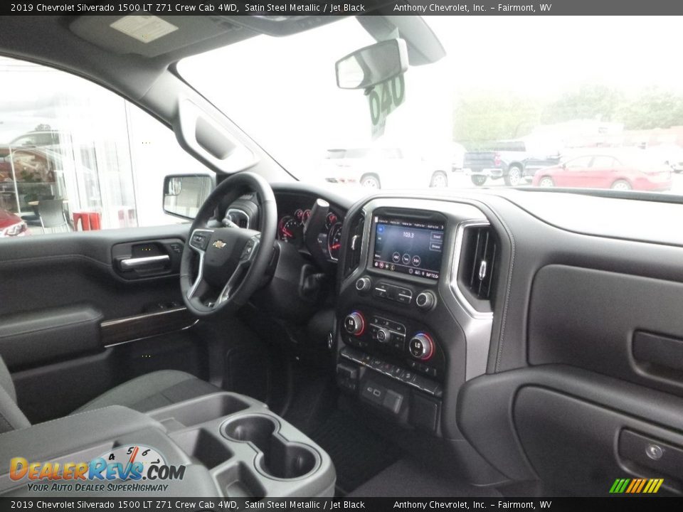 2019 Chevrolet Silverado 1500 LT Z71 Crew Cab 4WD Satin Steel Metallic / Jet Black Photo #9
