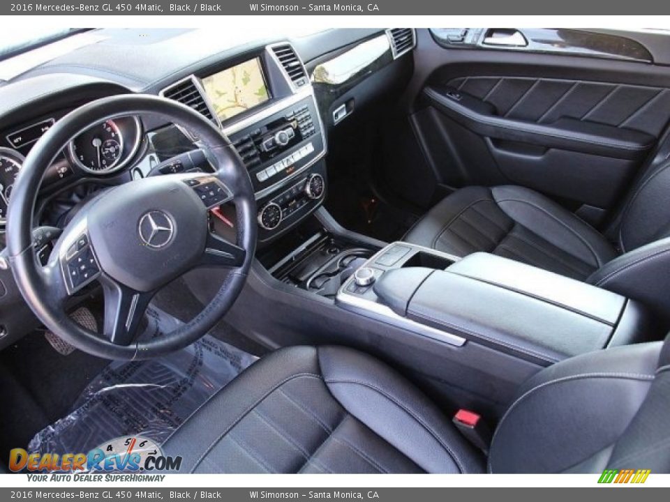 2016 Mercedes-Benz GL 450 4Matic Black / Black Photo #12