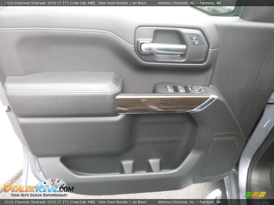 2019 Chevrolet Silverado 1500 LT Z71 Crew Cab 4WD Satin Steel Metallic / Jet Black Photo #12