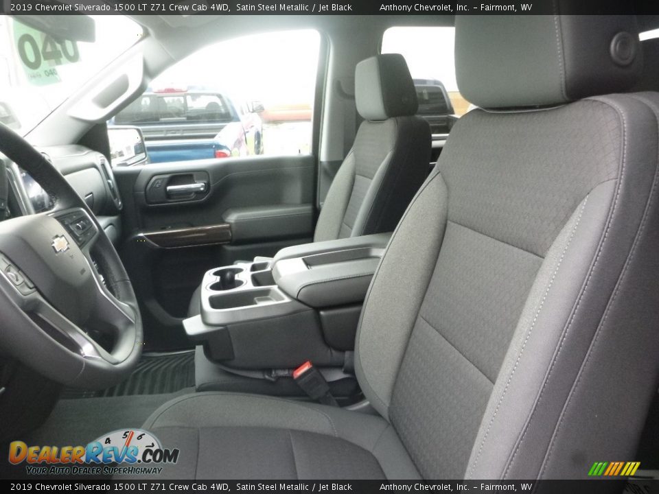 2019 Chevrolet Silverado 1500 LT Z71 Crew Cab 4WD Satin Steel Metallic / Jet Black Photo #13