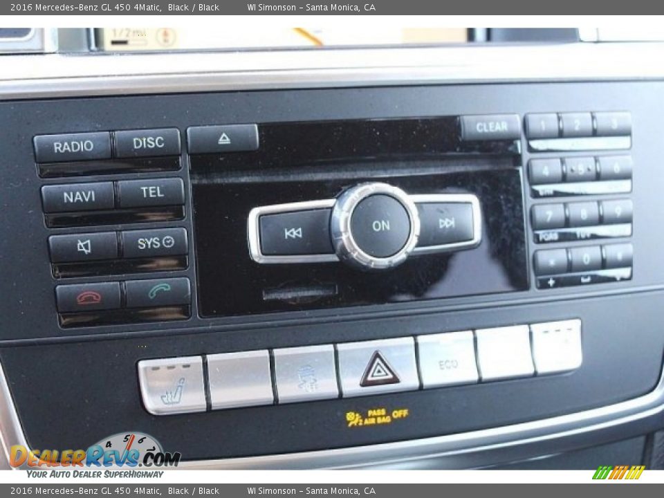 2016 Mercedes-Benz GL 450 4Matic Black / Black Photo #21