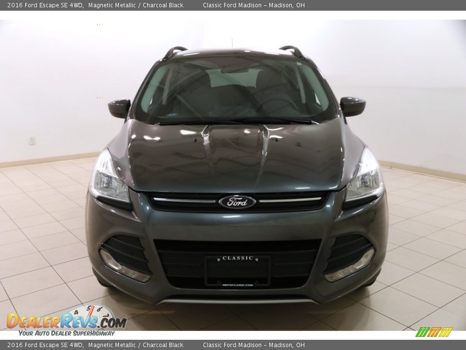 2016 Ford Escape SE 4WD Magnetic Metallic / Charcoal Black Photo #2