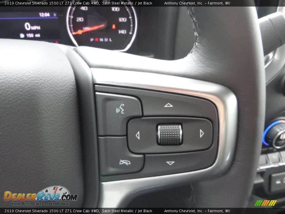 2019 Chevrolet Silverado 1500 LT Z71 Crew Cab 4WD Satin Steel Metallic / Jet Black Photo #18