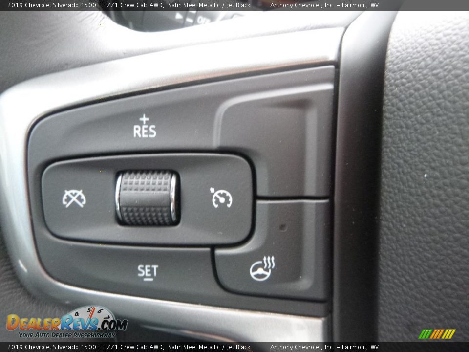 2019 Chevrolet Silverado 1500 LT Z71 Crew Cab 4WD Satin Steel Metallic / Jet Black Photo #19