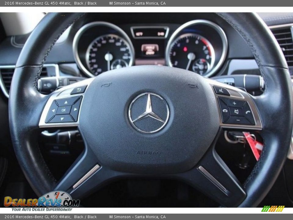 2016 Mercedes-Benz GL 450 4Matic Black / Black Photo #25