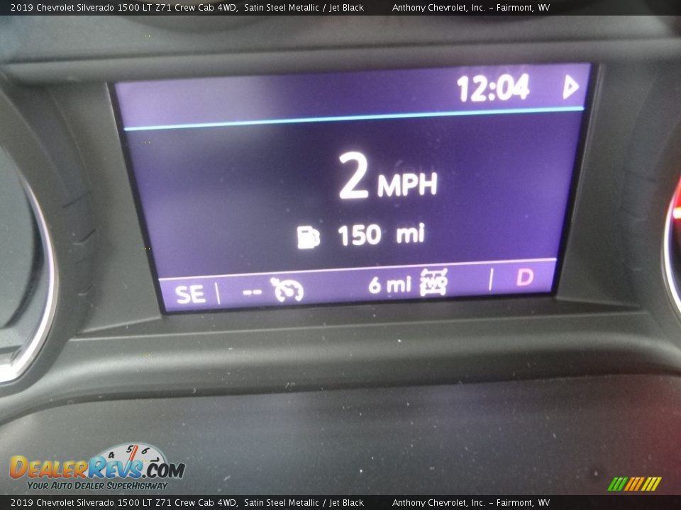 2019 Chevrolet Silverado 1500 LT Z71 Crew Cab 4WD Satin Steel Metallic / Jet Black Photo #20