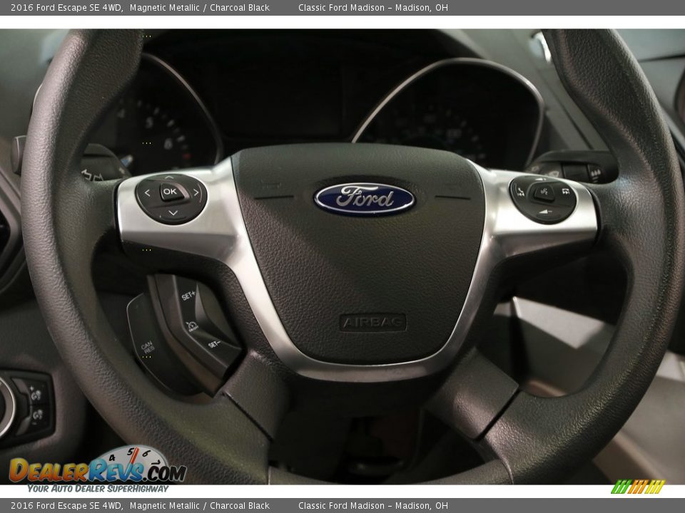 2016 Ford Escape SE 4WD Magnetic Metallic / Charcoal Black Photo #7