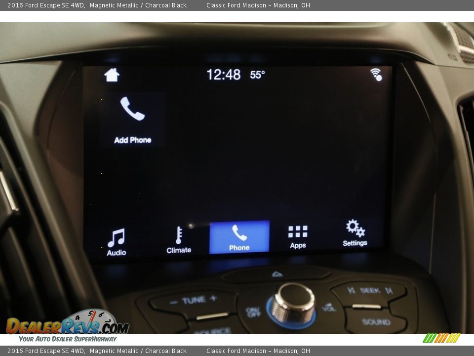 2016 Ford Escape SE 4WD Magnetic Metallic / Charcoal Black Photo #11