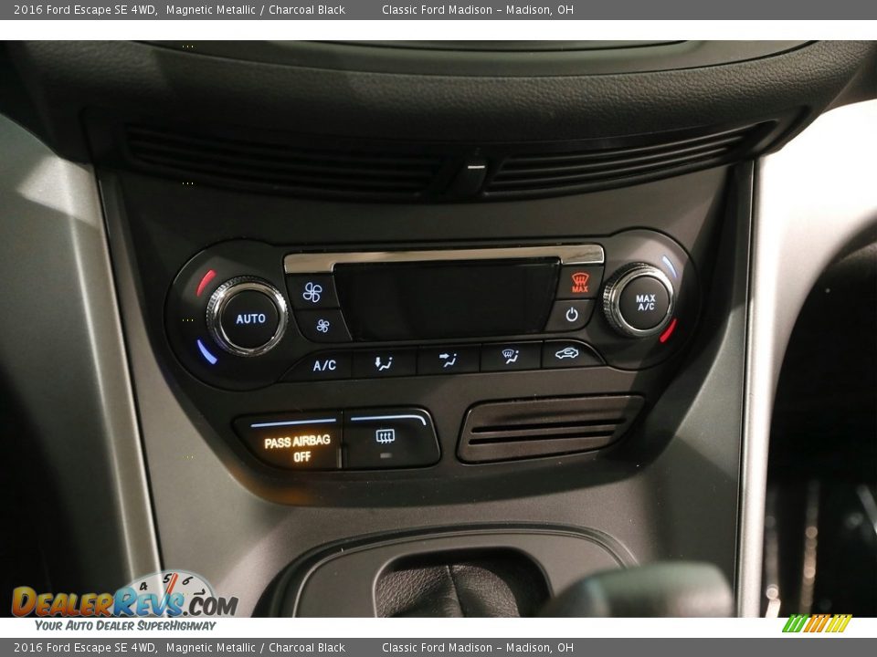 2016 Ford Escape SE 4WD Magnetic Metallic / Charcoal Black Photo #12