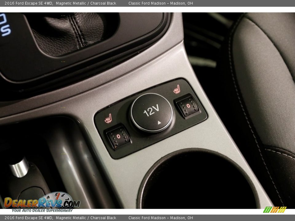 2016 Ford Escape SE 4WD Magnetic Metallic / Charcoal Black Photo #14