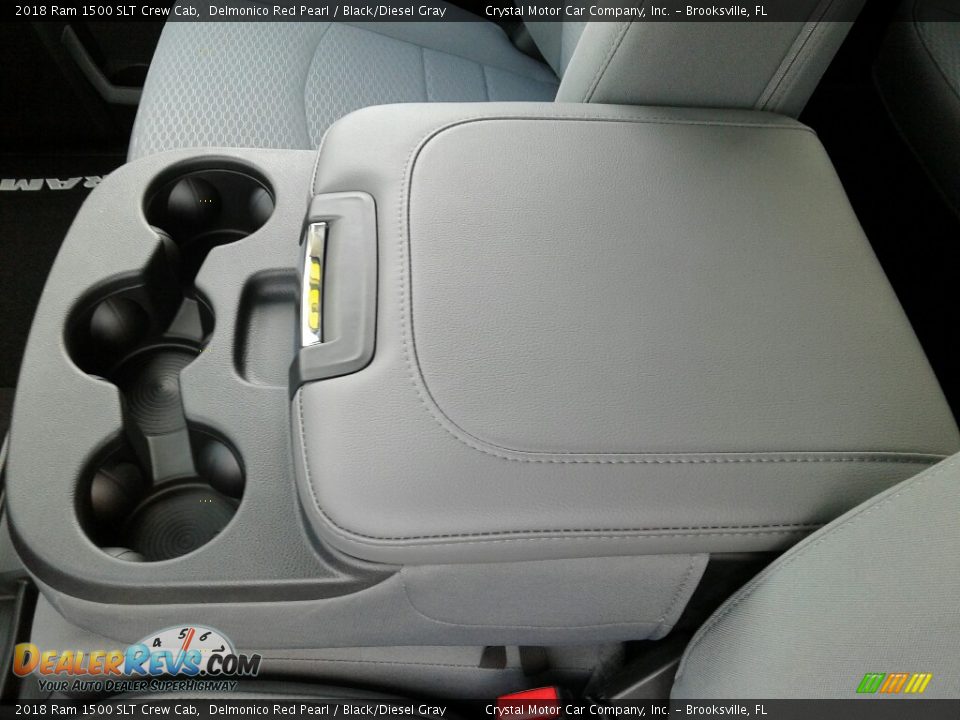 2018 Ram 1500 SLT Crew Cab Delmonico Red Pearl / Black/Diesel Gray Photo #18