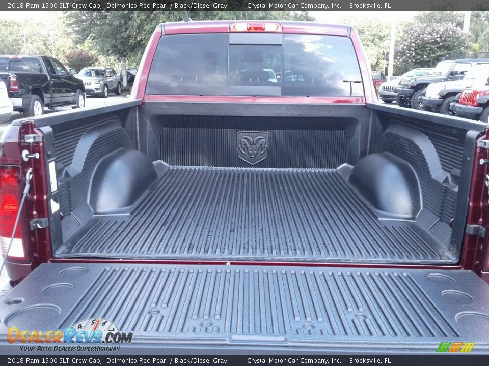 2018 Ram 1500 SLT Crew Cab Delmonico Red Pearl / Black/Diesel Gray Photo #19