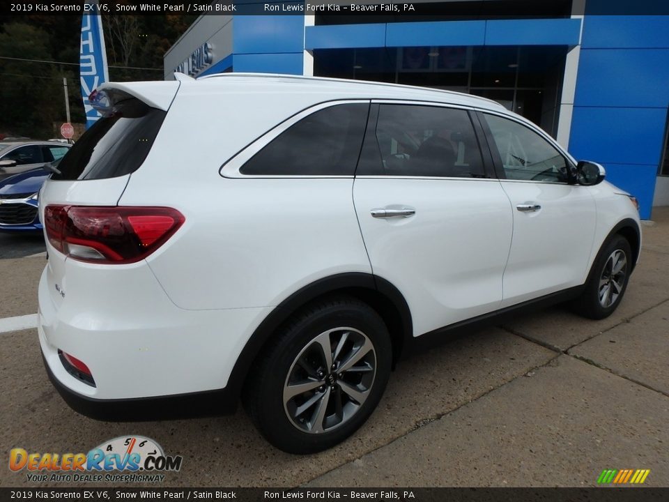 2019 Kia Sorento EX V6 Snow White Pearl / Satin Black Photo #2