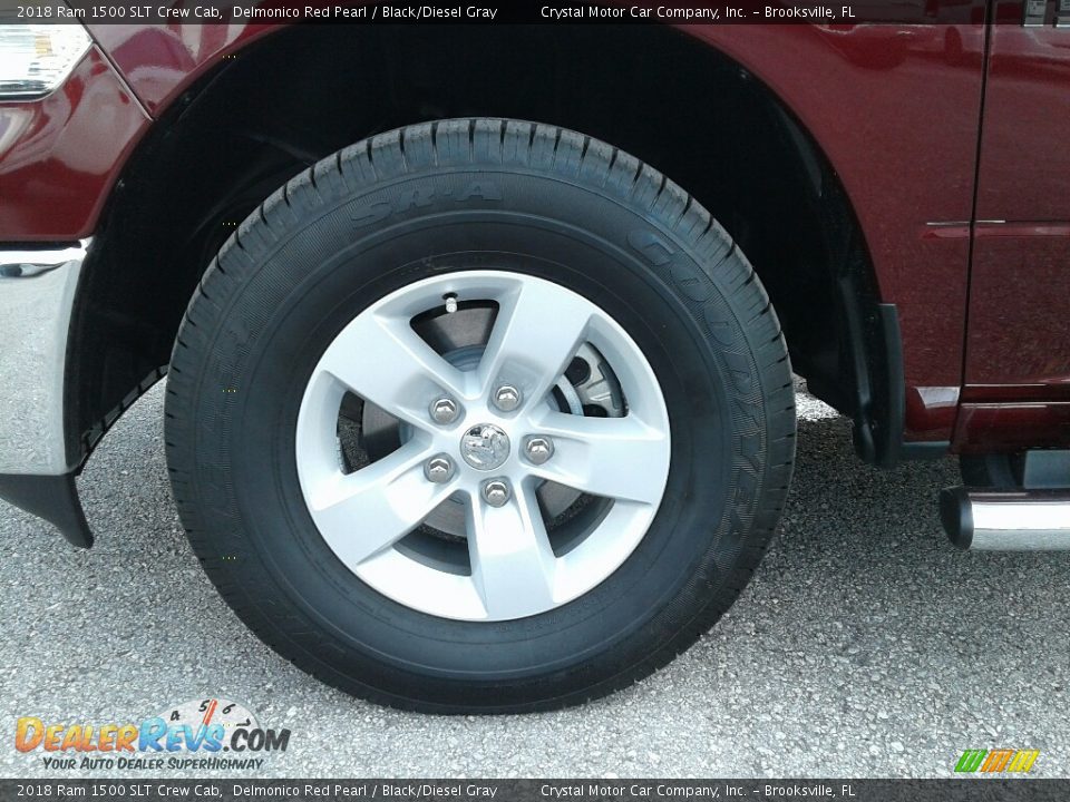 2018 Ram 1500 SLT Crew Cab Delmonico Red Pearl / Black/Diesel Gray Photo #20