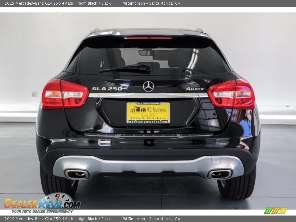 2019 Mercedes-Benz GLA 250 4Matic Night Black / Black Photo #3