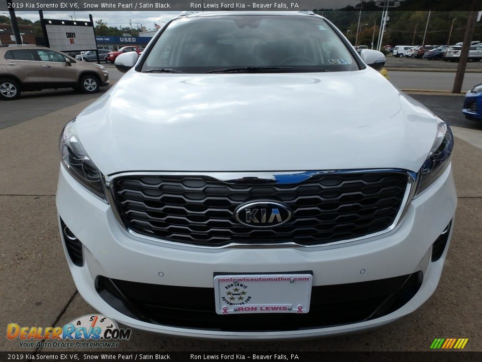2019 Kia Sorento EX V6 Snow White Pearl / Satin Black Photo #8