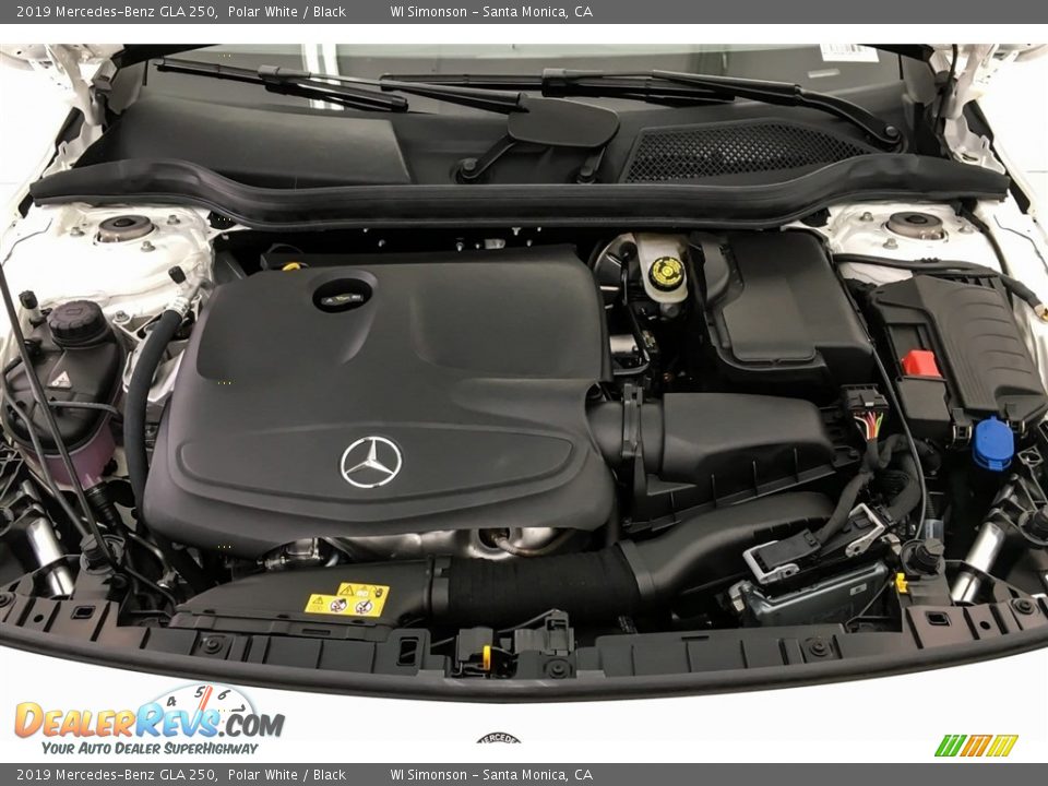 2019 Mercedes-Benz GLA 250 Polar White / Black Photo #8