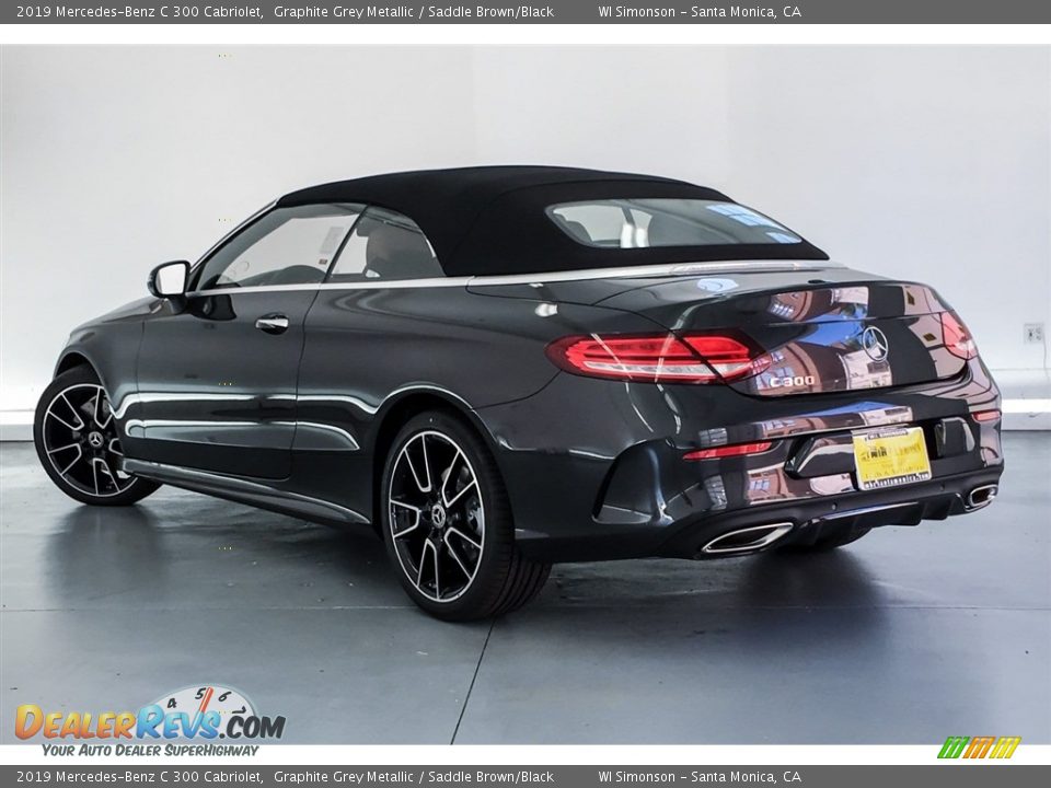 2019 Mercedes-Benz C 300 Cabriolet Graphite Grey Metallic / Saddle Brown/Black Photo #2