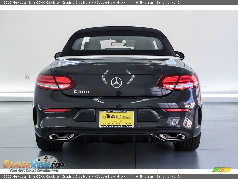 2019 Mercedes-Benz C 300 Cabriolet Graphite Grey Metallic / Saddle Brown/Black Photo #3